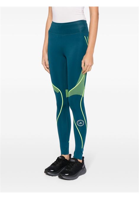 Leggings TruePace Running in blu e verde - donna ADIDAS BY STELLA MC CARTNEY | IT5784BL